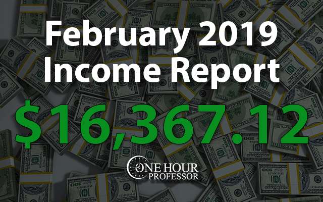 February 2019 income report