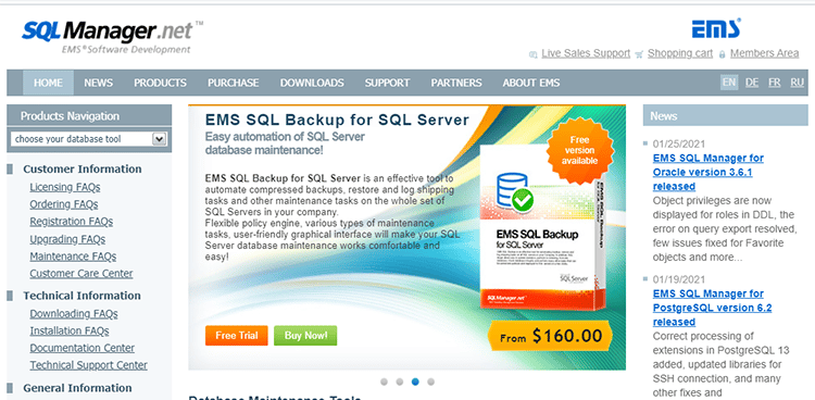 EMS SQL Manager