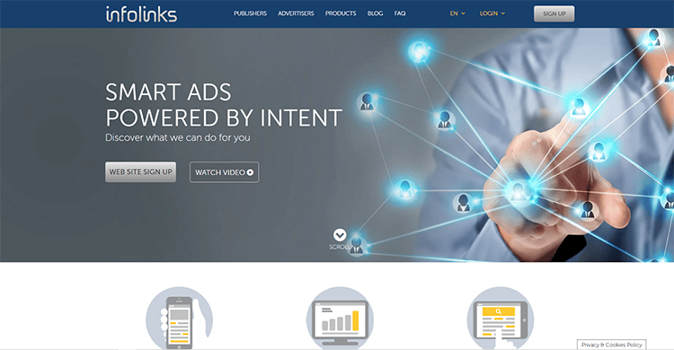 Infolinks Homepage