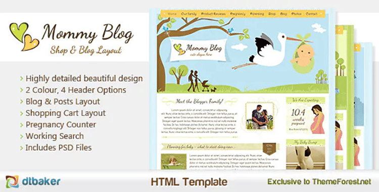 Mommy Blog HTML