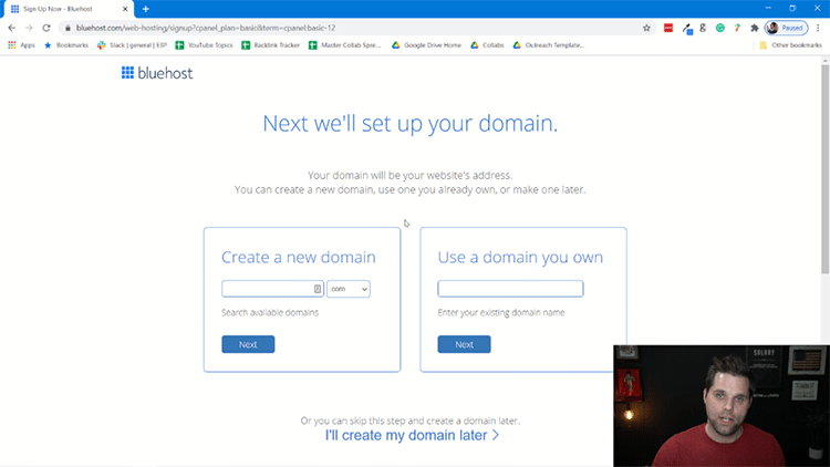 set up domain