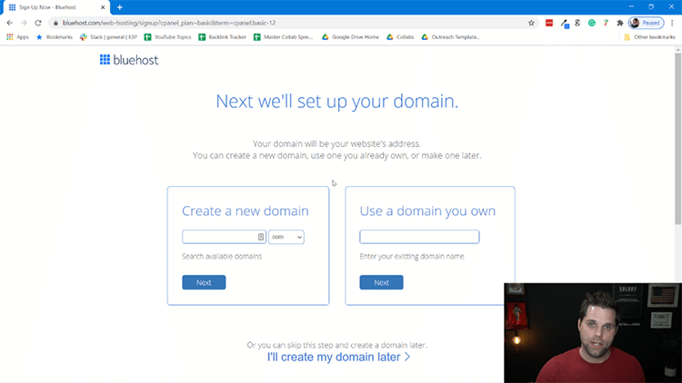 Set up domain