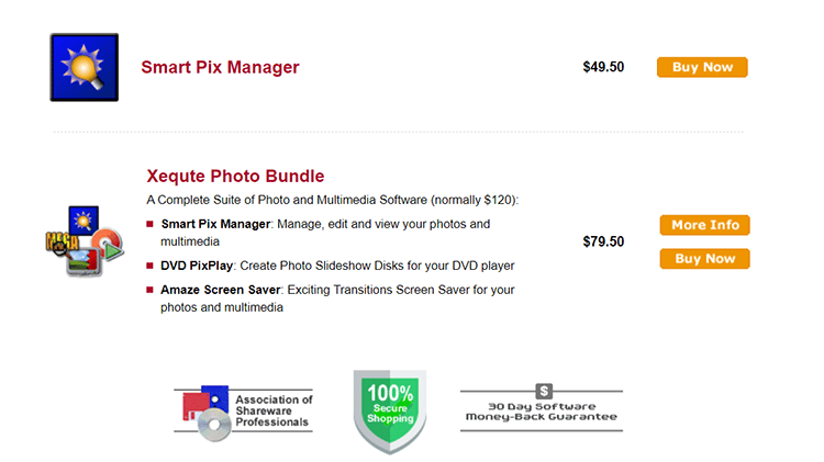 Smart Pix Manager pricing