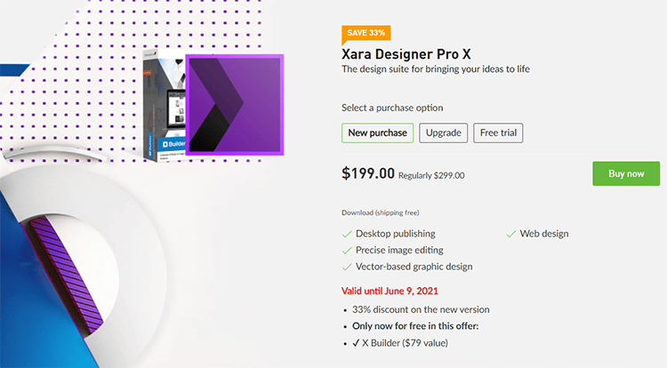 Xara Designer Pro X pricing