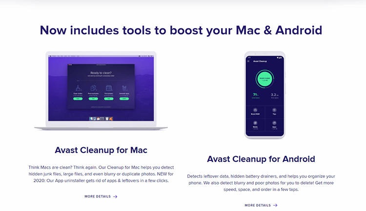 Avast for Mac and Android