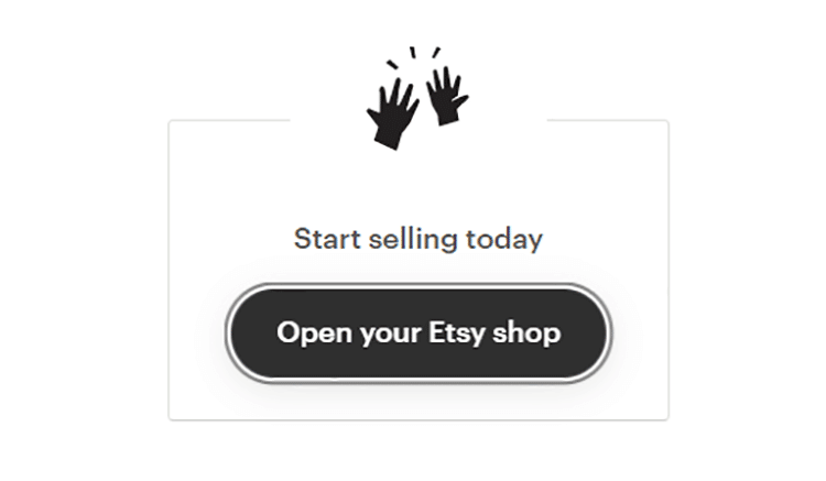 open your Etsy shop