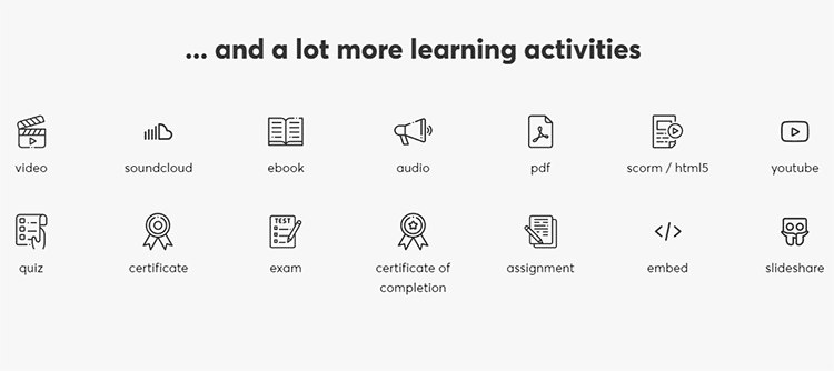 lot more learning activities