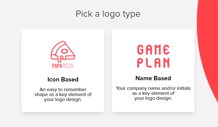 Choisissez un type de logo