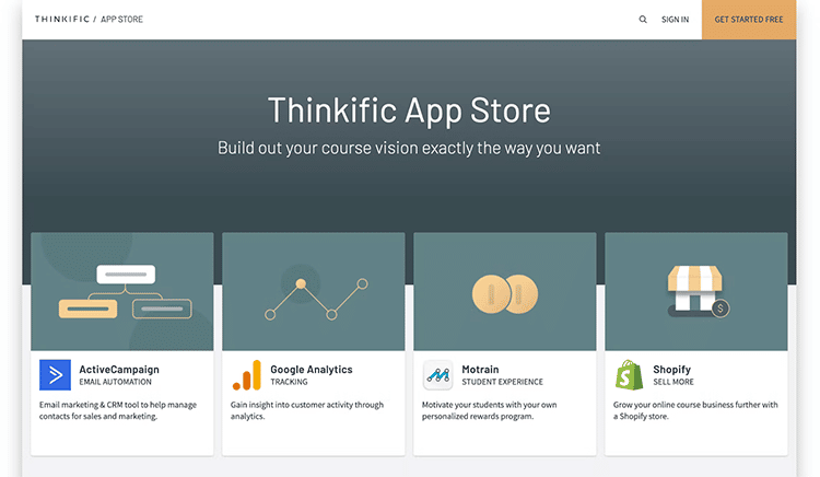 Thinkific App Store