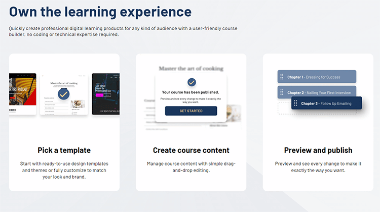 own the learning experience