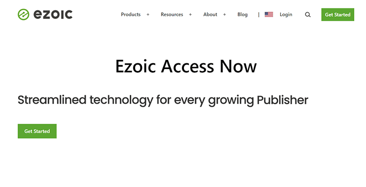 Ezoic Access Now