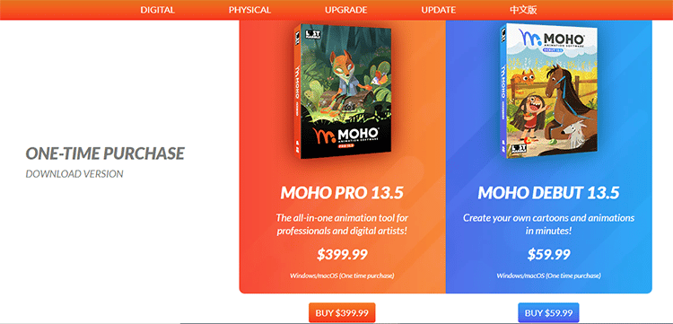 Moho Pro pricing