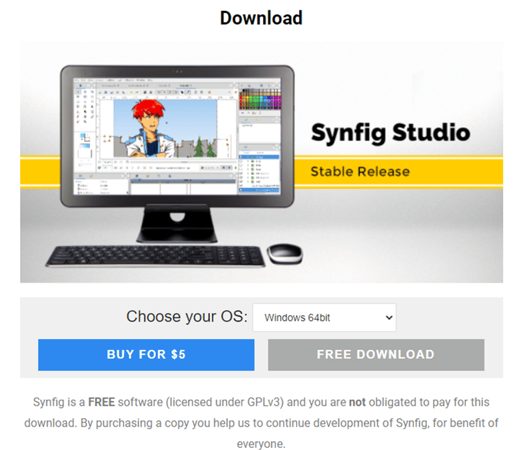 Synfig Studio pricing