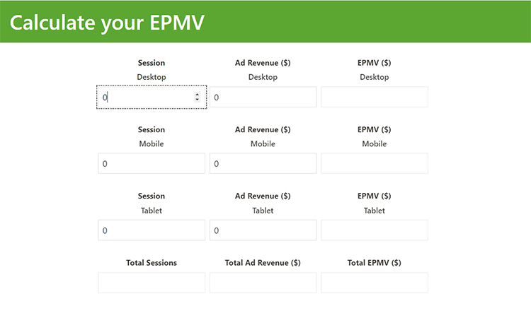 calculate your EPMV