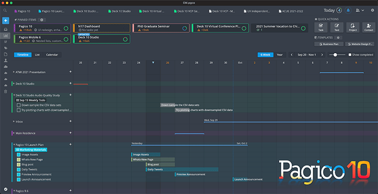 pagico create list