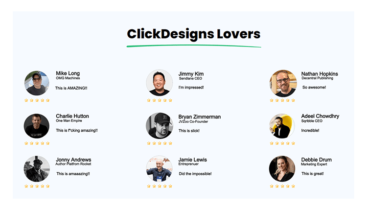 ClickDesigns lovers