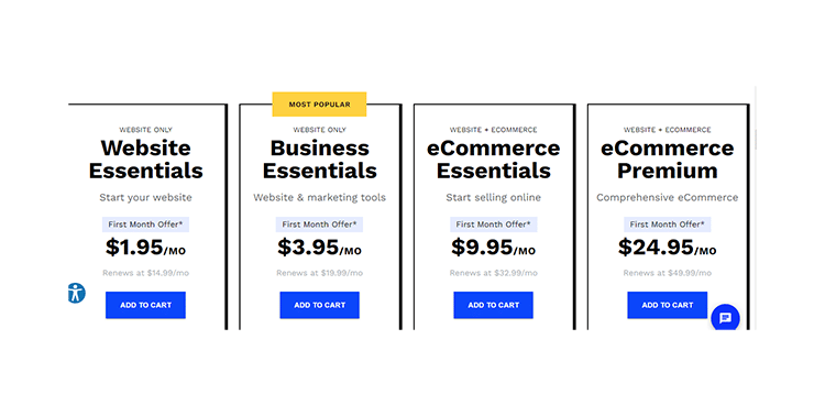 Web.com pricing