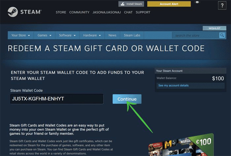 How to Gift Money on Steam