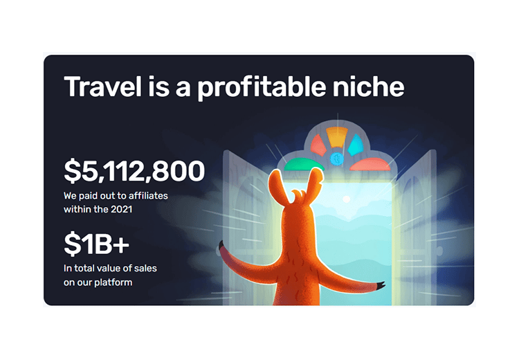 Travel is a profitable niche