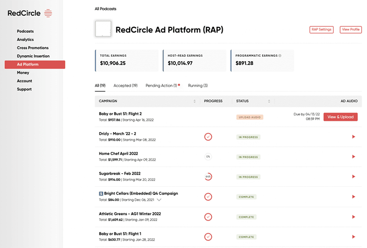 RedCircle Ad Platform